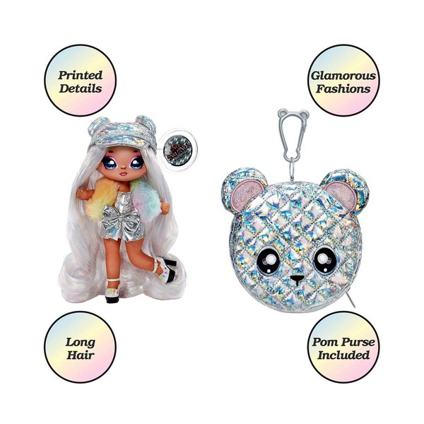 Продукт Na! Na !Na! Surprise - Кукла Pom Glam с портмоне, Ari Prism - 0 - BG Hlapeta